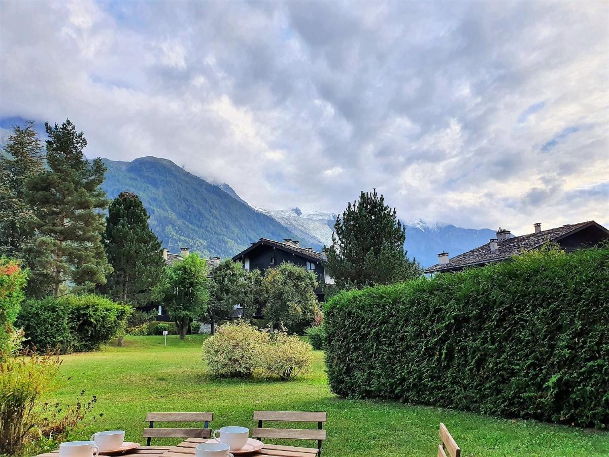 Chamonix Appartement Vue Mont Blanc Avec Jardin 외부 사진