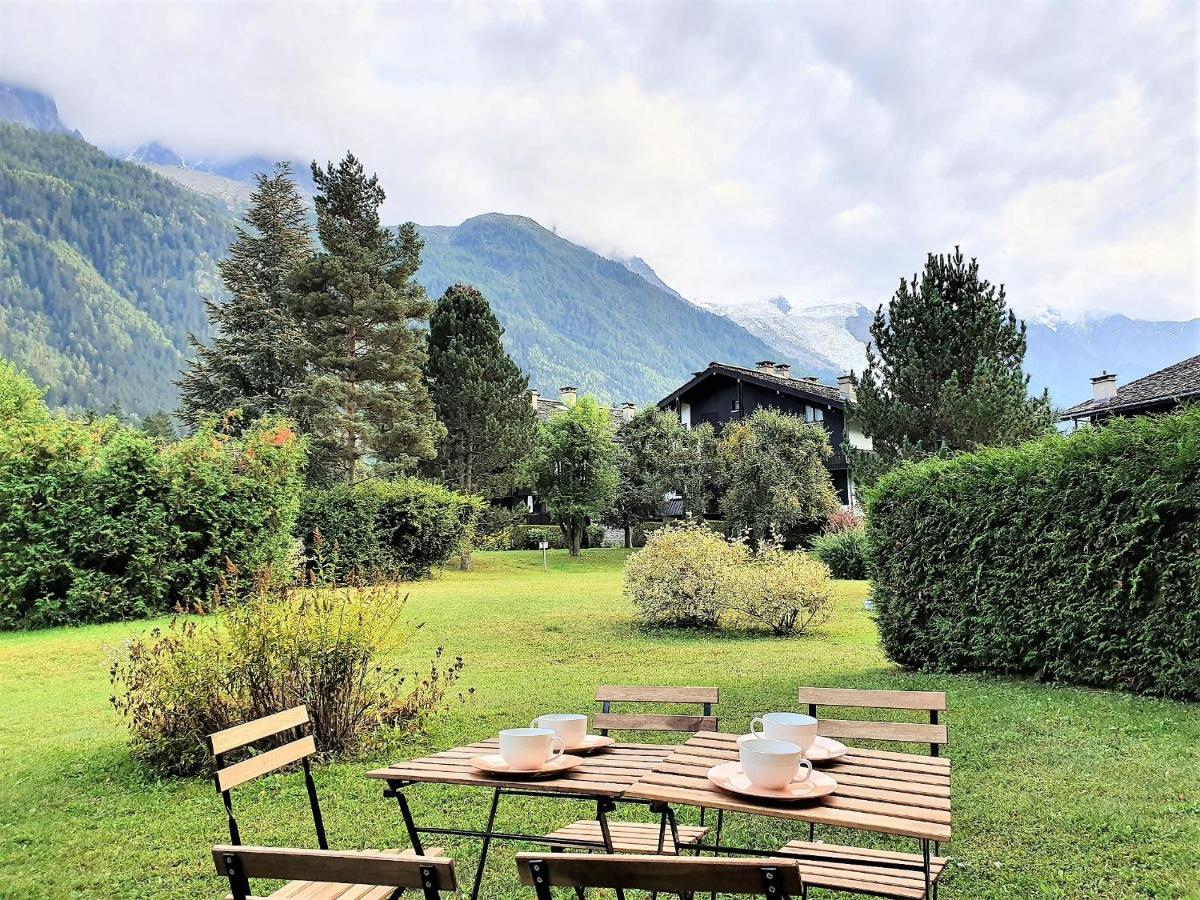 Chamonix Appartement Vue Mont Blanc Avec Jardin 외부 사진